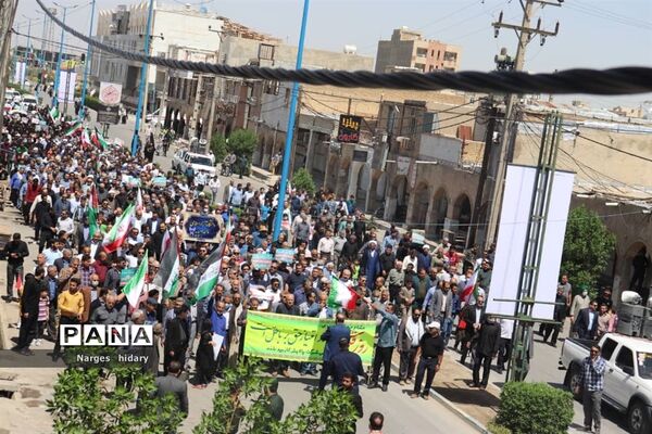 برگزاری راهپیمایی روز جهانی قدس در امیدیه