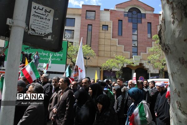 راهپیمایی باشکوه روز قدس در استان مرکزی