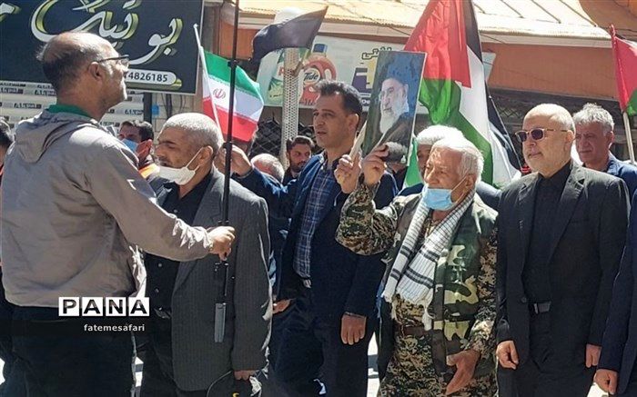 مردم شهرستان فیروزکوه با حضور در راهپیمایی روز قدس ثابت کردند تا پای جان مقاومت خواهند کرد