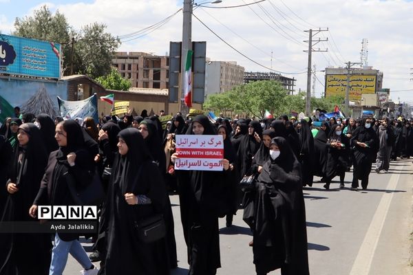 حضور باشکوه مردم اسلامشهر در راهپیمایی روز جهانی قدس