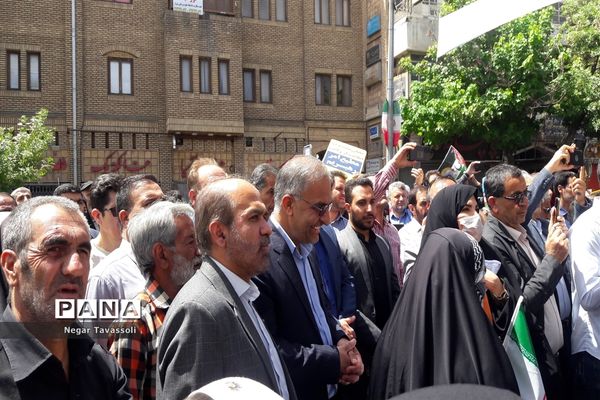 حضور پرشور مردم در روز جهانی قدس