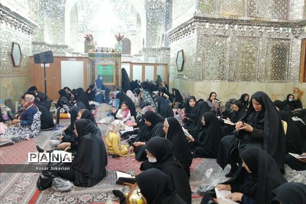 احیای شب بیست و سوم در بارگاه مطهر علی بن حمزه(ع)