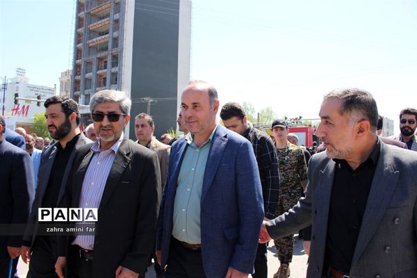 راهپیمایی پرشکوه مردم شریف شهرستان نور در روز قدس