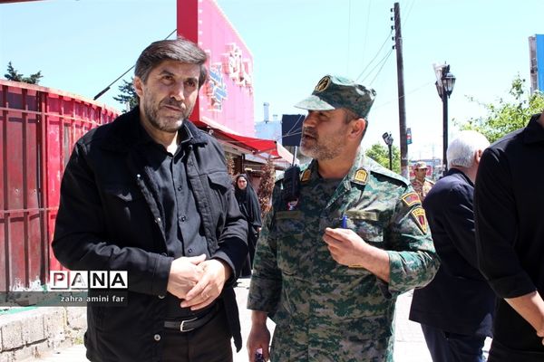 راهپیمایی پرشکوه مردم شریف شهرستان نور در روز قدس