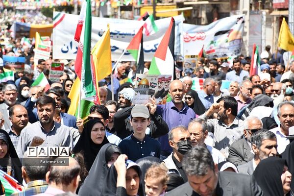 مردم ولایتمدار اهواز در روز قدس حماسه آفریدند
