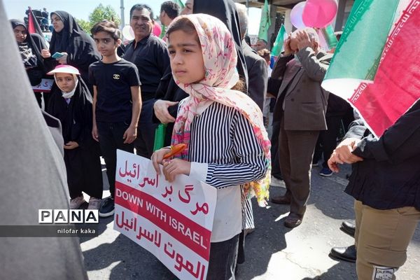 راهپیمایی روز قدس در قائمشهر