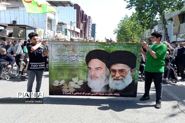 راهپیمایی روز قدس در قائمشهر