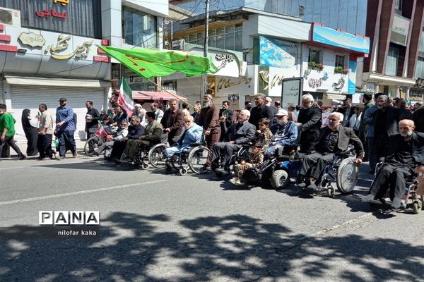 راهپیمایی روز قدس در قائمشهر