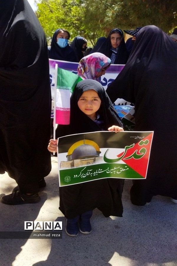 راهپیمایی روز قدس در بیضا