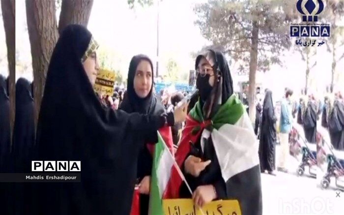 دهه هشتادی‌ و دهه‌نودی‌های شهرستان رباط کریم در راهپیمایی روز قدس شرکت کردند/فیلم
