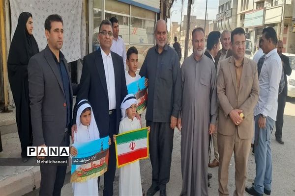 حضور حماسی مردم دشت آزادگان در راهپیمایی روز قدس