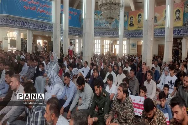 حضور حماسی مردم دشت آزادگان در راهپیمایی روز قدس