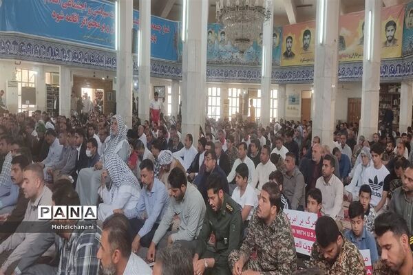 حضور حماسی مردم دشت آزادگان در راهپیمایی روز قدس