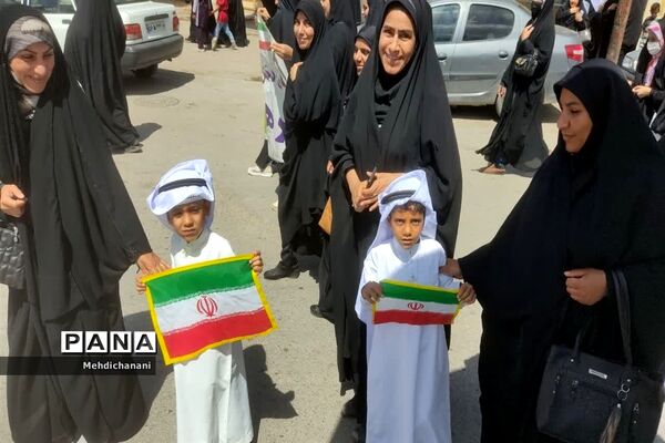 حضور حماسی مردم دشت آزادگان در راهپیمایی روز قدس