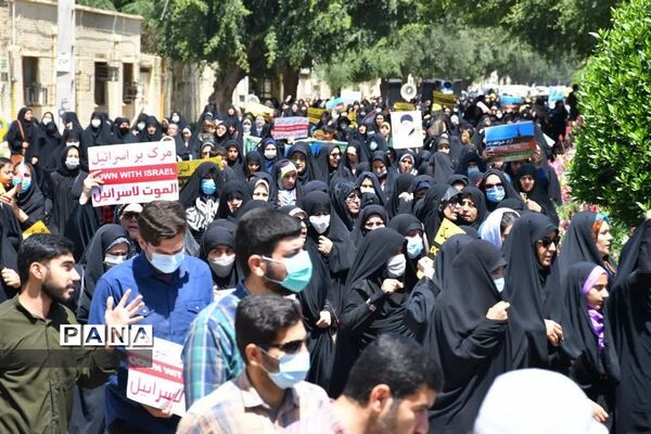 راهپیمایی روز قدس در اندیمشک