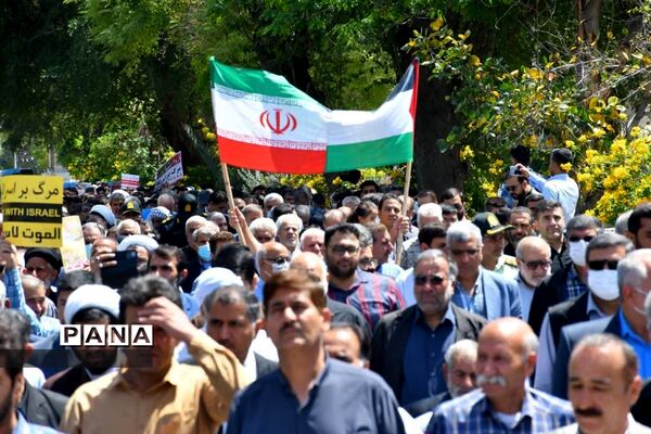 راهپیمایی روز قدس در اندیمشک