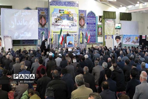 حماسه حضور مردم آذرشهر در راهپیمایی روز قدس