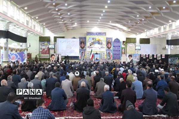 حماسه حضور مردم آذرشهر در راهپیمایی روز قدس