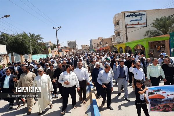 راهپیمایی روز قدس در شادگان
