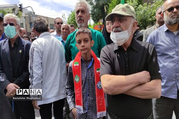 حضور باشکوه مردم در راهپیمایی روز قدس