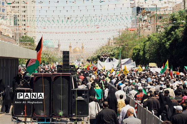 روز جهانی قدس در مشهد مقدس