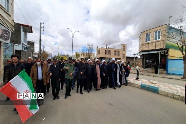 حضور مردم سجاس در راهپیمایی روز قدس