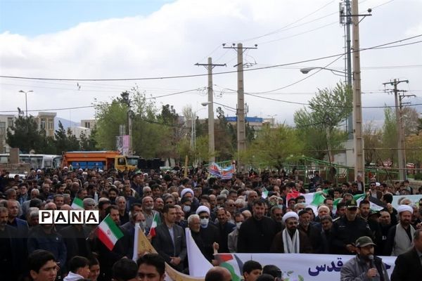 حضور مردم خرمدره در راهپیمایی روز قدس