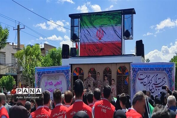 راهپیمایی بزرگ روز جهانی قدس در شهرستان رباط‌کریم