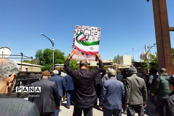 راهپیمایی روز قدس در شهرستان نجف آباد