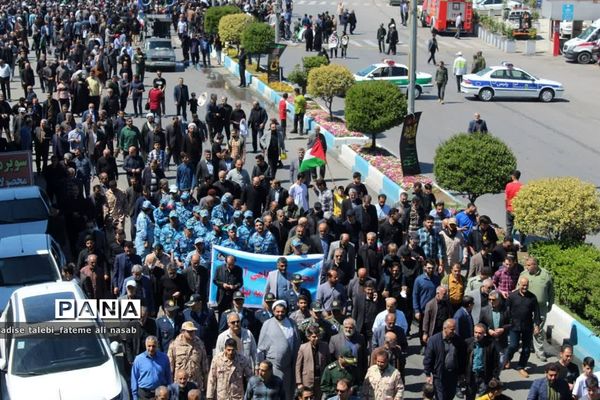 راهپیمایی روز قدس در شهرستان جوادآباد