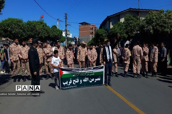 راهپیمایی روز قدس در شهرستان جوادآباد