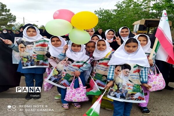راهپیمایی باشکوه روز قدس در شهر صفی آباد