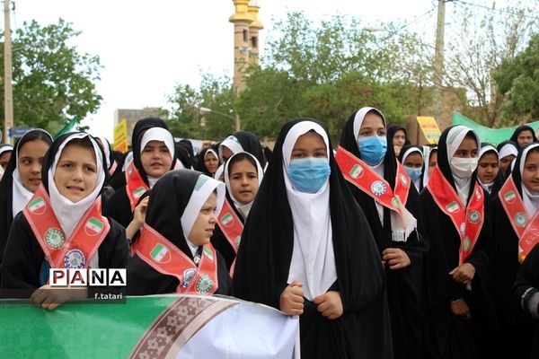 راهپیمایی باشکوه روز قدس در شهر صفی آباد