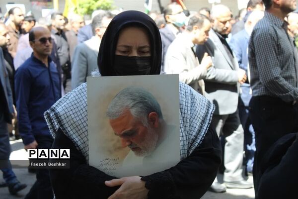حضور جامعه فرهنگیان مرکز استان مازندران در راهپیمایی روز جهانی قدس