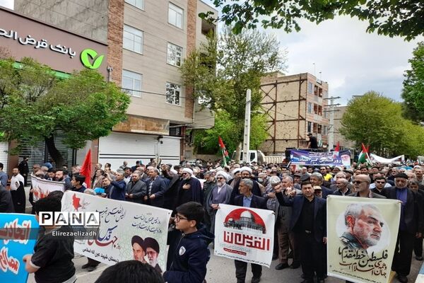 راهپیمایی روز جهانی قدس درقزوین