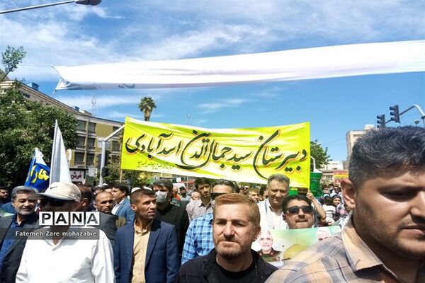 حضور پرشور مردم غیور شیراز در راهپیمایی روز جهانی قدس