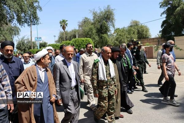 راهپیمایی روز قدس در اندیمشک