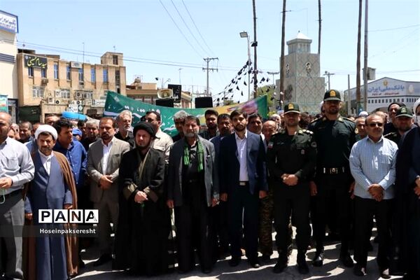 راهپیمایی روز قدس در اندیمشک