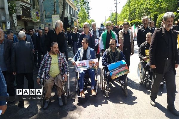 راهپیمایی روز قدس در آمل