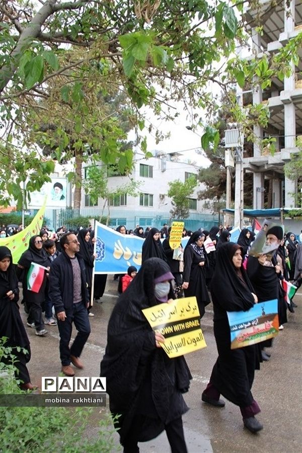 راهپیمایی با شکوه روز جهانی قدس در بجنورد