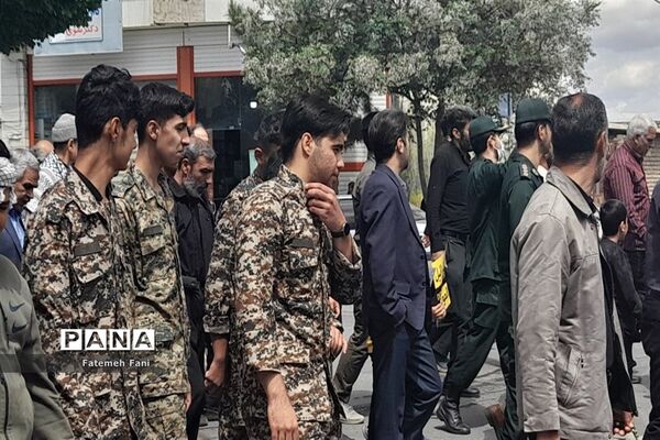 راهپیمایی روز قدس در شهر جعفریه قم