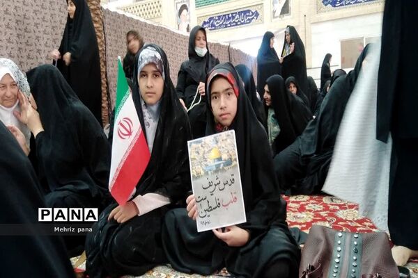 حضور باشکوه مردم مهریز در راهپیمایی روز قدس