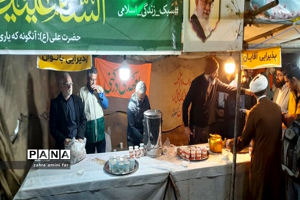 سفره اطعام کریمانه در شهرستان نور
