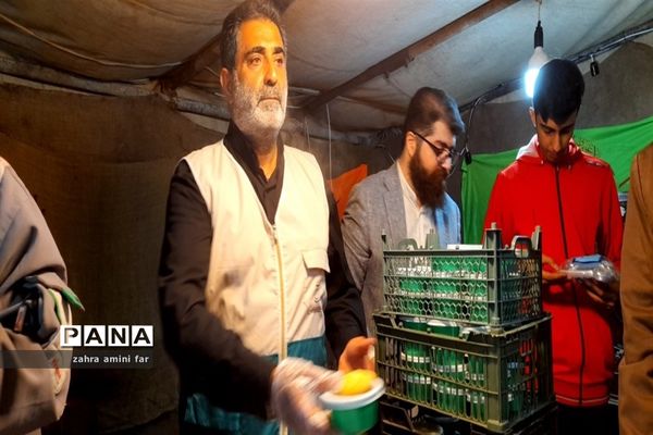 سفره اطعام کریمانه در شهرستان نور