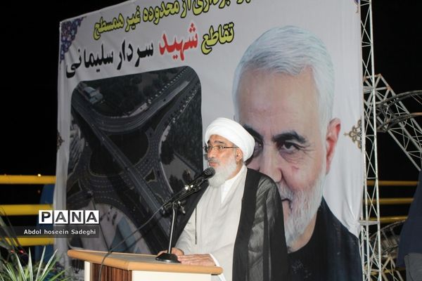 آغاز بهره‌برداری از محدوده غیر همسطح تقاطع شهید سردار سلیمانی در بوشهر