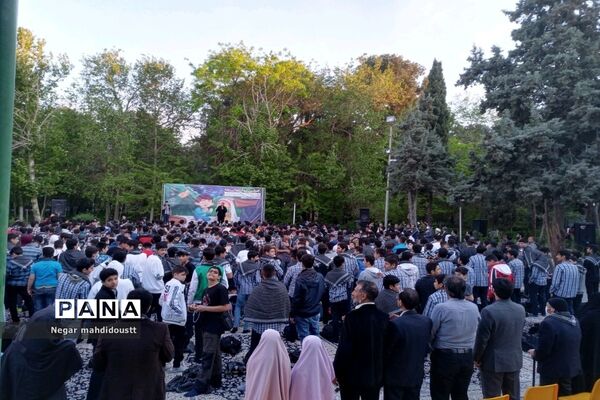 مراسم باشکوه روزه‌اولی‌ها در منطقه ١٨ شهر تهران