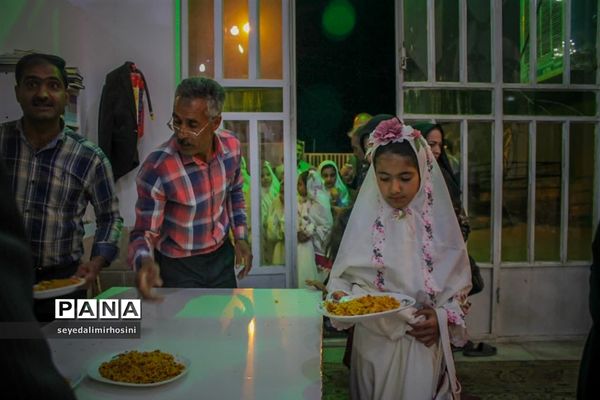 جشن تکلیف دانش‌آموزان دختر پایه سوم ابرکوه