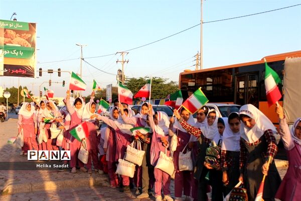 برگزاری جشن دانش‌آموزان روزه اولی در بوشهر
