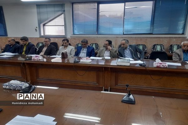 جلسه شورای اداری آموزش و پرورش با فرماندار قائمشهر