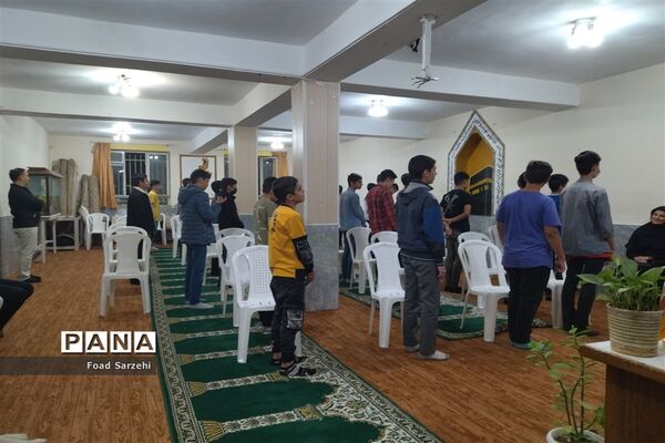 برگزاری مراسم جشن تکلیف دانش‌آموزان پایه هشتم دبیرستان تیزهوشان در شهرستان تربت جام